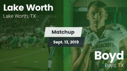 Matchup: Lake Worth High vs. Boyd  2019