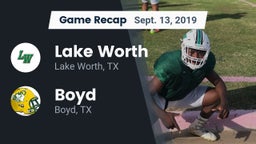 Recap: Lake Worth  vs. Boyd  2019