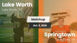 Matchup: Lake Worth High vs. Springtown  2020