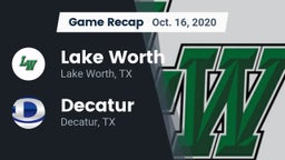 Recap: Lake Worth  vs. Decatur  2020