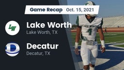 Recap: Lake Worth  vs. Decatur  2021