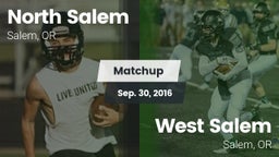 Matchup: North Salem High vs. West Salem  2016