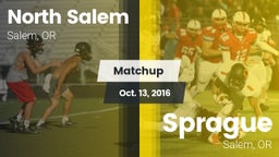Matchup: North Salem High vs. Sprague  2016