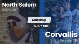 Matchup: North Salem High vs. Corvallis  2018