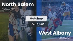 Matchup: North Salem High vs. West Albany  2018