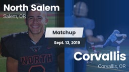 Matchup: North Salem High vs. Corvallis  2019