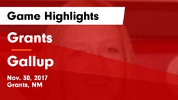 Grants  vs Gallup  Game Highlights - Nov. 30, 2017
