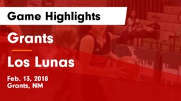 Grants  vs Los Lunas  Game Highlights - Feb. 13, 2018
