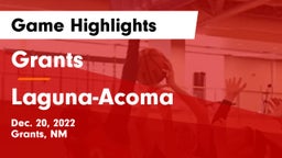 Grants  vs Laguna-Acoma  Game Highlights - Dec. 20, 2022
