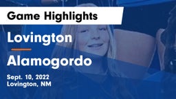 Lovington  vs Alamogordo  Game Highlights - Sept. 10, 2022