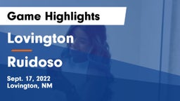 Lovington  vs Ruidoso  Game Highlights - Sept. 17, 2022