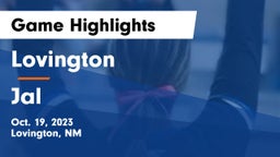 Lovington  vs Jal  Game Highlights - Oct. 19, 2023