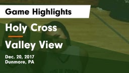 Holy Cross  vs Valley View  Game Highlights - Dec. 20, 2017