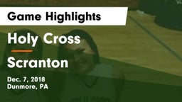 Holy Cross  vs Scranton  Game Highlights - Dec. 7, 2018