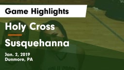 Holy Cross  vs Susquehanna  Game Highlights - Jan. 2, 2019