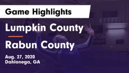 Lumpkin County  vs Rabun County  Game Highlights - Aug. 27, 2020