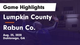 Lumpkin County  vs Rabun Co.  Game Highlights - Aug. 25, 2020