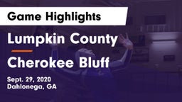 Lumpkin County  vs Cherokee Bluff   Game Highlights - Sept. 29, 2020