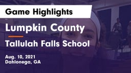 Lumpkin County  vs Tallulah Falls School Game Highlights - Aug. 10, 2021