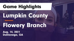 Lumpkin County  vs Flowery Branch Game Highlights - Aug. 14, 2021