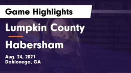 Lumpkin County  vs Habersham  Game Highlights - Aug. 24, 2021