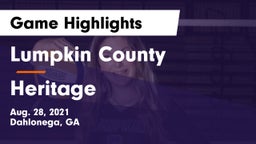 Lumpkin County  vs Heritage Game Highlights - Aug. 28, 2021