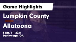 Lumpkin County  vs Allatoona Game Highlights - Sept. 11, 2021