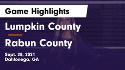 Lumpkin County  vs Rabun County  Game Highlights - Sept. 28, 2021