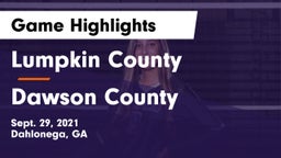 Lumpkin County  vs Dawson County  Game Highlights - Sept. 29, 2021
