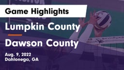 Lumpkin County  vs Dawson County  Game Highlights - Aug. 9, 2022