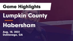Lumpkin County  vs Habersham Game Highlights - Aug. 18, 2022