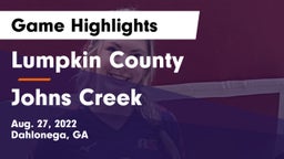 Lumpkin County  vs Johns Creek  Game Highlights - Aug. 27, 2022