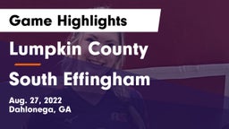 Lumpkin County  vs South Effingham  Game Highlights - Aug. 27, 2022