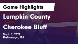 Lumpkin County  vs Cherokee Bluff   Game Highlights - Sept. 1, 2022