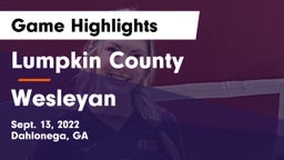 Lumpkin County  vs Wesleyan Game Highlights - Sept. 13, 2022