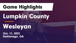 Lumpkin County  vs Wesleyan Game Highlights - Oct. 11, 2022