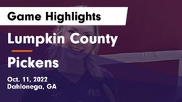 Lumpkin County  vs Pickens Game Highlights - Oct. 11, 2022