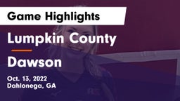 Lumpkin County  vs Dawson Game Highlights - Oct. 13, 2022