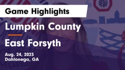 Lumpkin County  vs East Forsyth  Game Highlights - Aug. 24, 2023