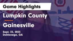 Lumpkin County  vs Gainesville Game Highlights - Sept. 23, 2023