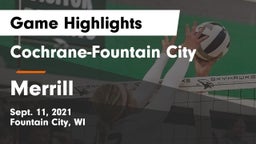 Cochrane-Fountain City  vs Merrill  Game Highlights - Sept. 11, 2021