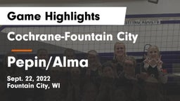 Cochrane-Fountain City  vs Pepin/Alma  Game Highlights - Sept. 22, 2022