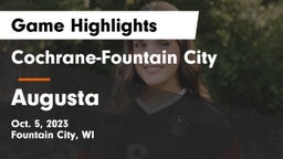 Cochrane-Fountain City  vs Augusta  Game Highlights - Oct. 5, 2023