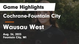 Cochrane-Fountain City  vs Wausau West Game Highlights - Aug. 26, 2023
