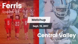 Matchup: Ferris  vs. Central Valley  2017