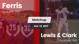 Matchup: Ferris  vs. Lewis & Clark  2017