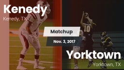 Matchup: Kenedy  vs. Yorktown  2017