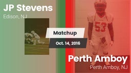 Matchup: Stevens  vs. Perth Amboy  2016