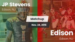 Matchup: Stevens  vs. Edison  2016