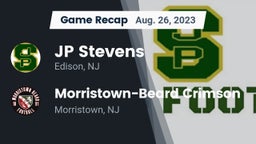 Recap: JP Stevens  vs. Morristown-Beard Crimson 2023